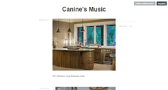 Desktop Screenshot of caninesmusic.com